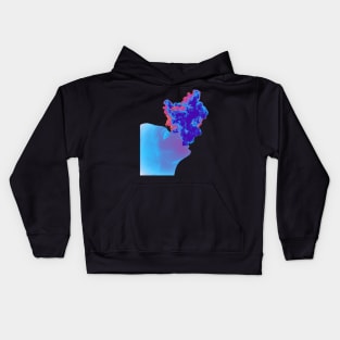 Neon Smoke Kids Hoodie